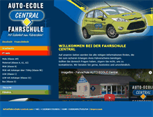 Tablet Screenshot of fahrschule-central.com